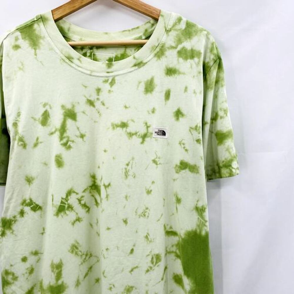The North Face green tie dye tee